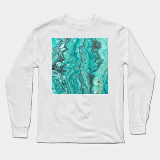 Azure water agate Long Sleeve T-Shirt